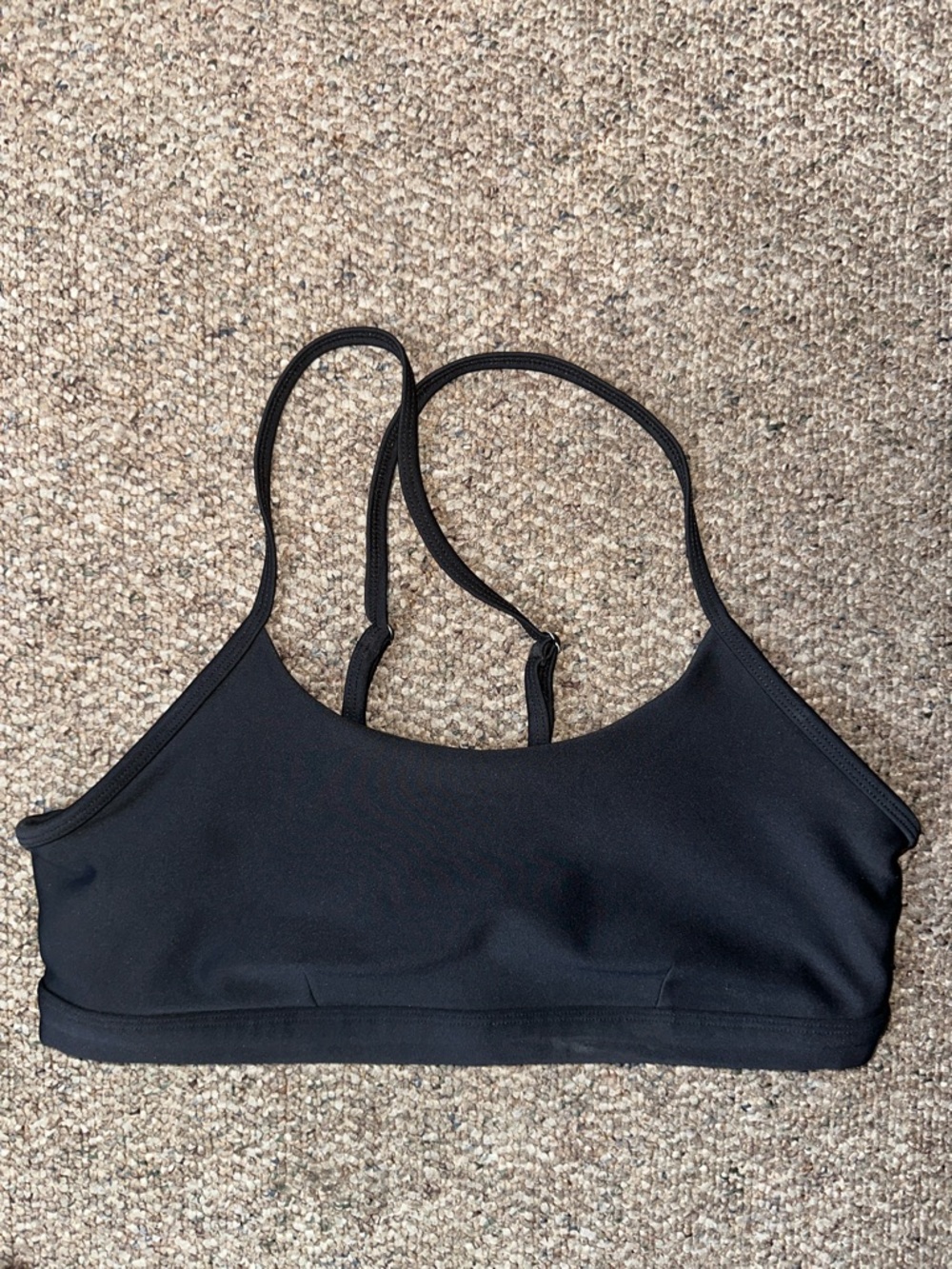 Alo Yoga Black Airlift Bra Women's Scoop  (AB Cup)